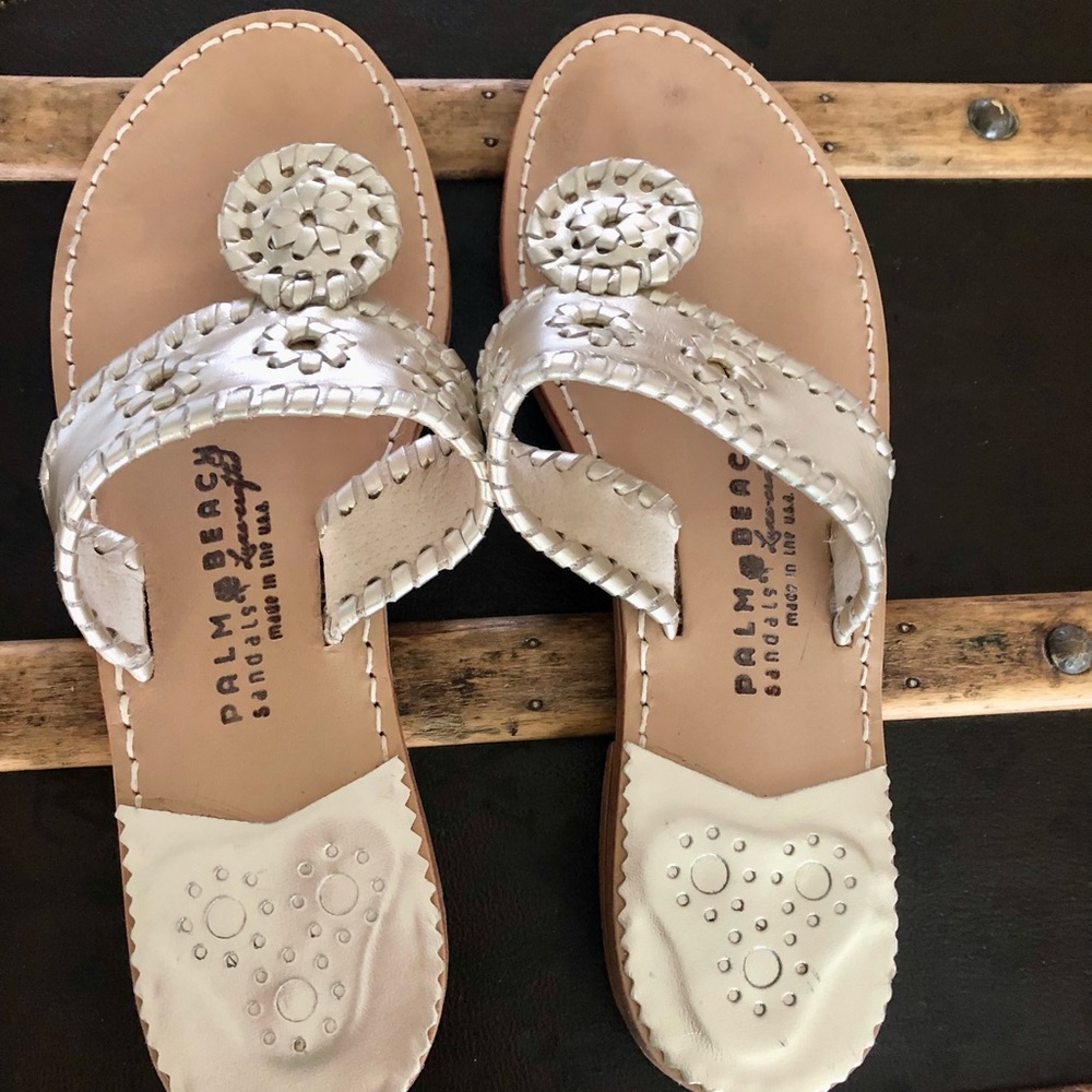 Palm Beach original Sandal , size 8, EUC